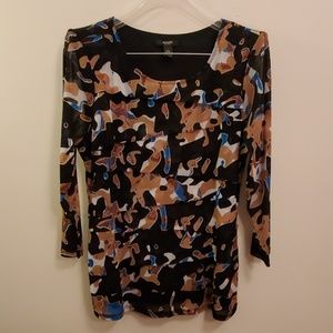Alfani multi color blouse size PXL